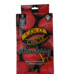 Gold Circle Condom Strawberry X1