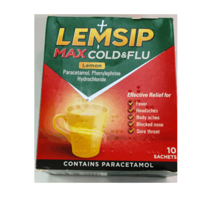 Lemsip Max Cold & flu lemon Effective Relief