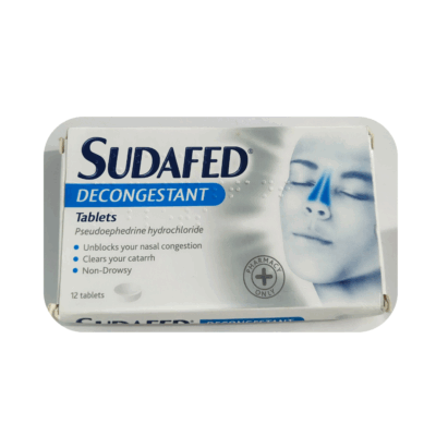 Sudafed Decongestant Tab X12 Tab