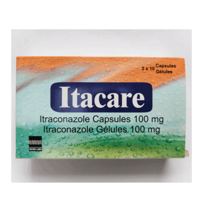 Itacare [ Itraconazole ] 100mg.