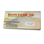 Rostor Tab 20mg Rosuvastatin X30